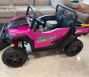 Never Used Pink 2-Seater Electric Ride-On UTV