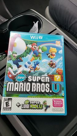New super Mario Bros. U +luigi brand new