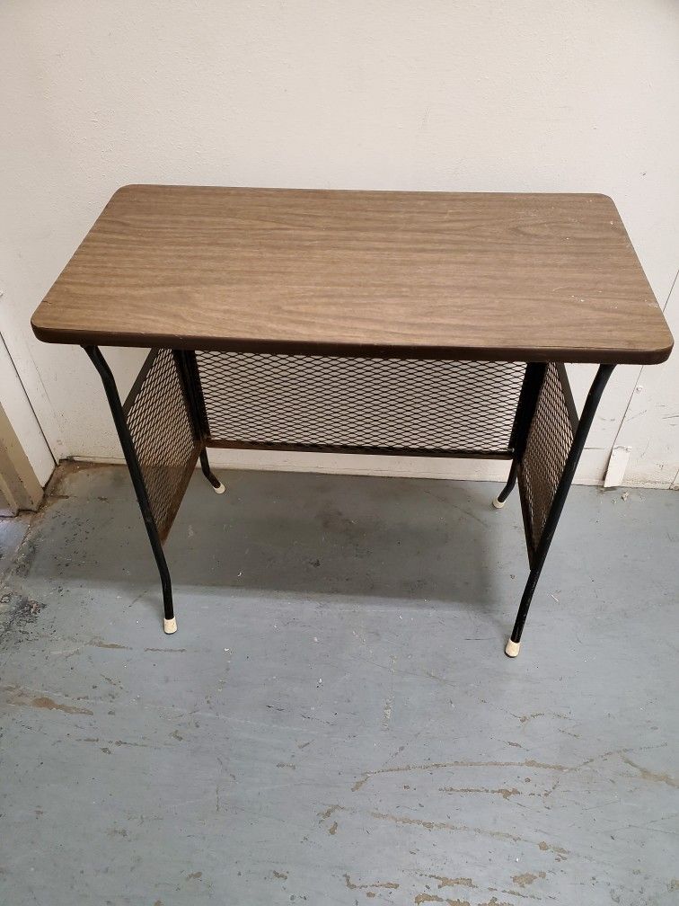 Vintage Wrought Iron Desk