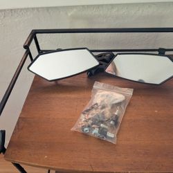 Motorcycle Mirrors , Specialty Bike Mirror  Coffin Shape
