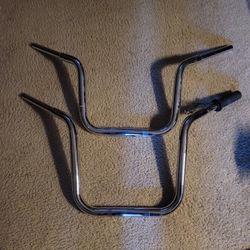 Polished Indian Roadmaster Handlebars