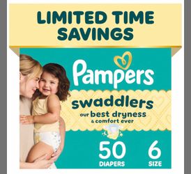 Pampers size 6