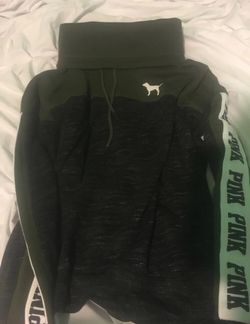 PINK cowl neck sweater