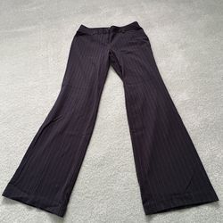 Women’s Metro 7 size 1 pins striped dress pants 31” x 30”