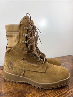 McRae USMC Combat Boots Men’s 10 W Hot Weather Vibram Sole Military Issued EGA
