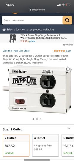 Isobar 2 Outlet Surge Protector