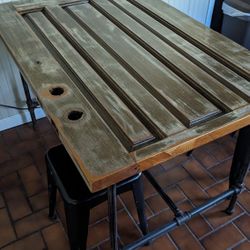 Handmade Solid Wood Kitchen Table Very Unique
