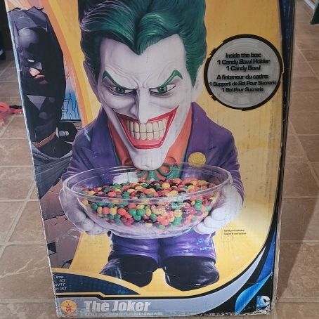 Joker Halloween Candy Bowl Holder/Decoration for Sale in South