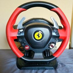 XBOX Ferrari Driving Wheel With Pedals