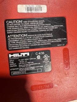 Hilti charger, C4/36