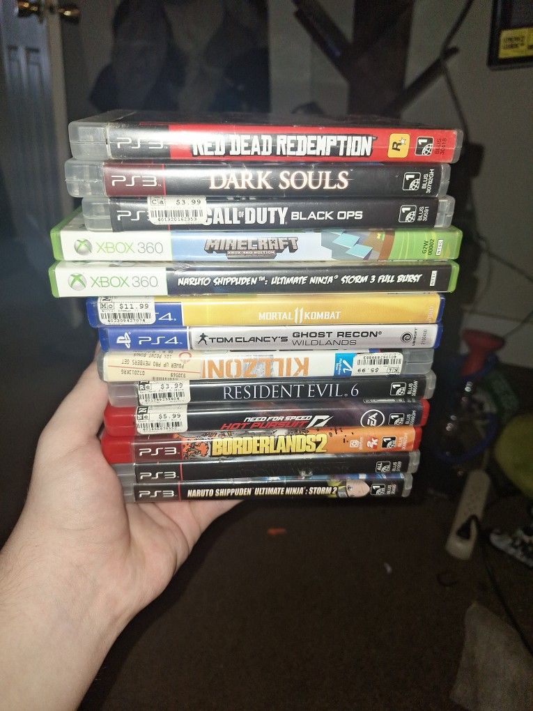 Bunch of old games ( used)