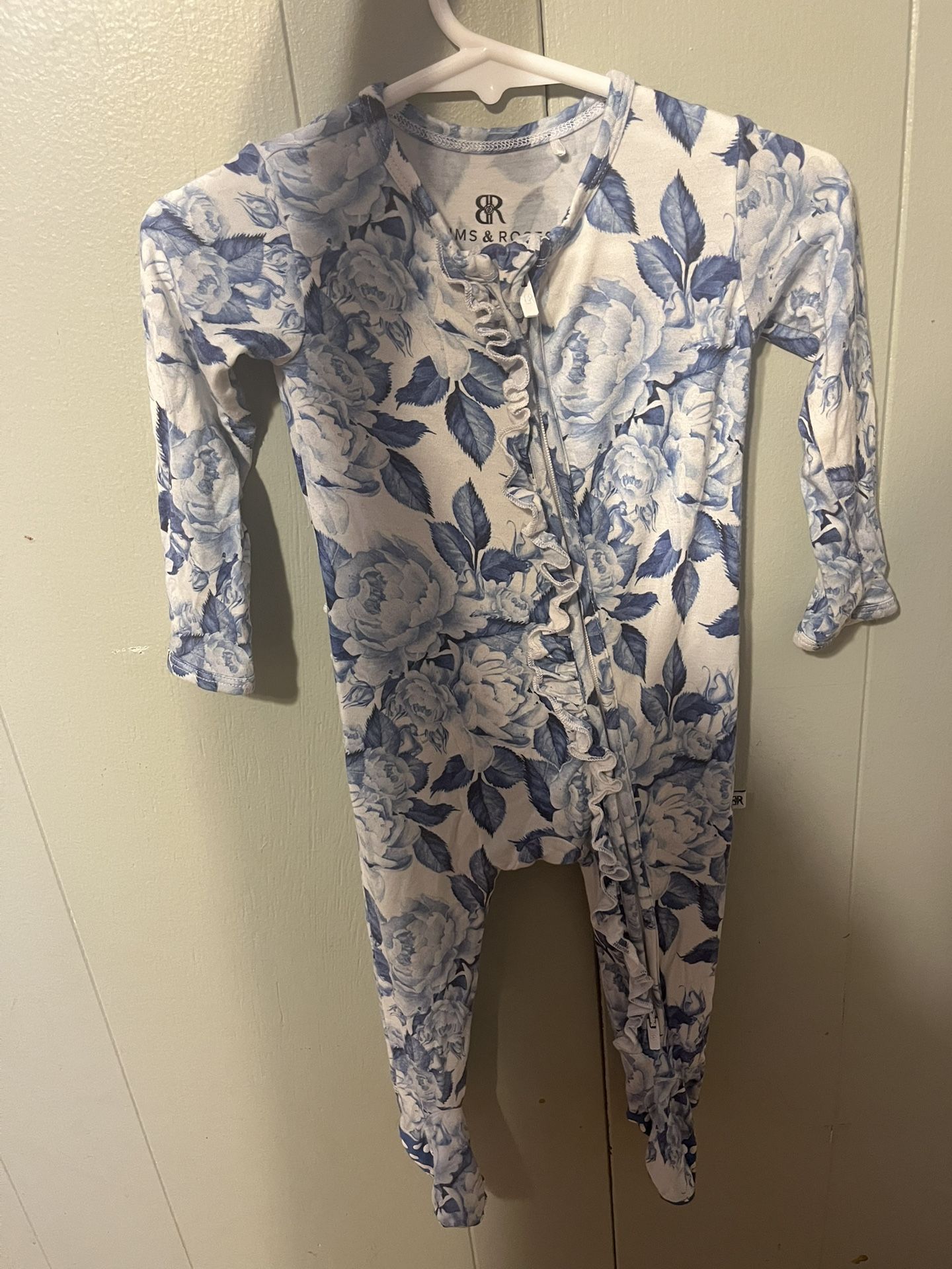 6-9m Preloved Bums And Roses Footie