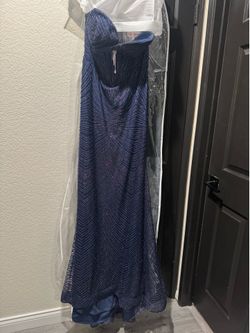 Navy blue dress