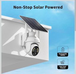 Brand new in box 2 pack 360 Solar security Outdoor cameras