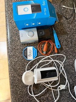 Ring battery doorbell plus and indoor camera