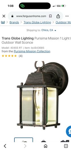 Trans Globe outdoor lights