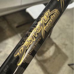 Mega Bass Destroyer Baccarat   7’8” 4-10oz! 20-40 Swimbait Fishing Rod. With Sleeve. 