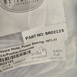 Buick/Pontiac/Chevy Powe Steering Hose