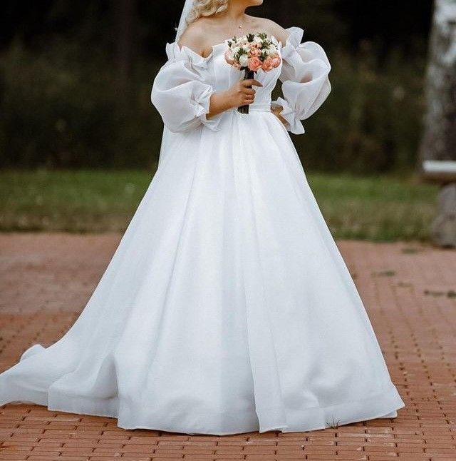 Custom Made Organza Wedding Gown