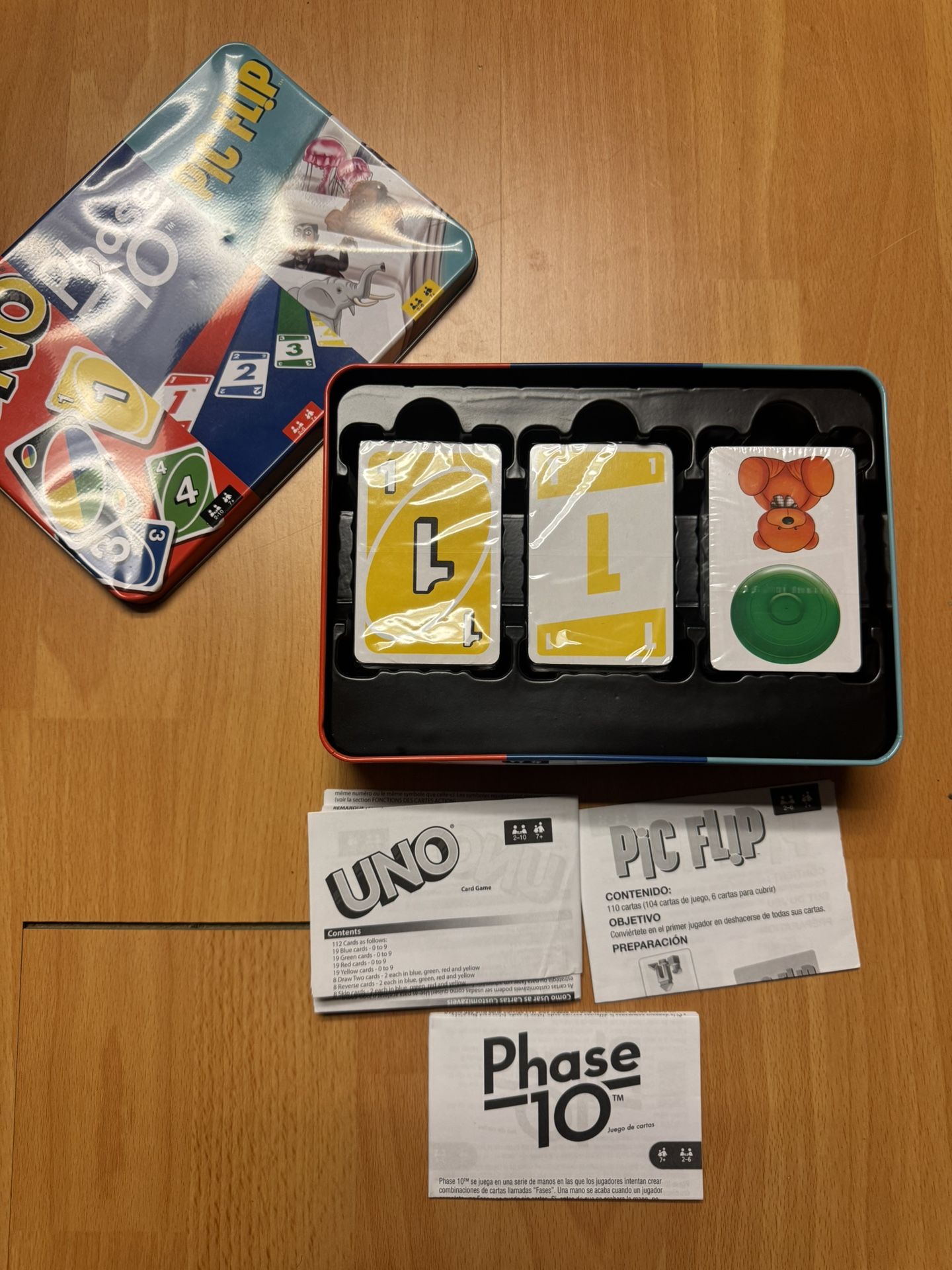 BRAND NEW 3 PIECE GAME SET