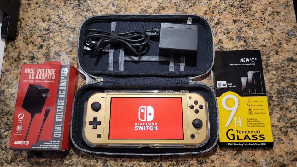 Nintendo Switch Lite [Hyrule Edition] w/Accessories