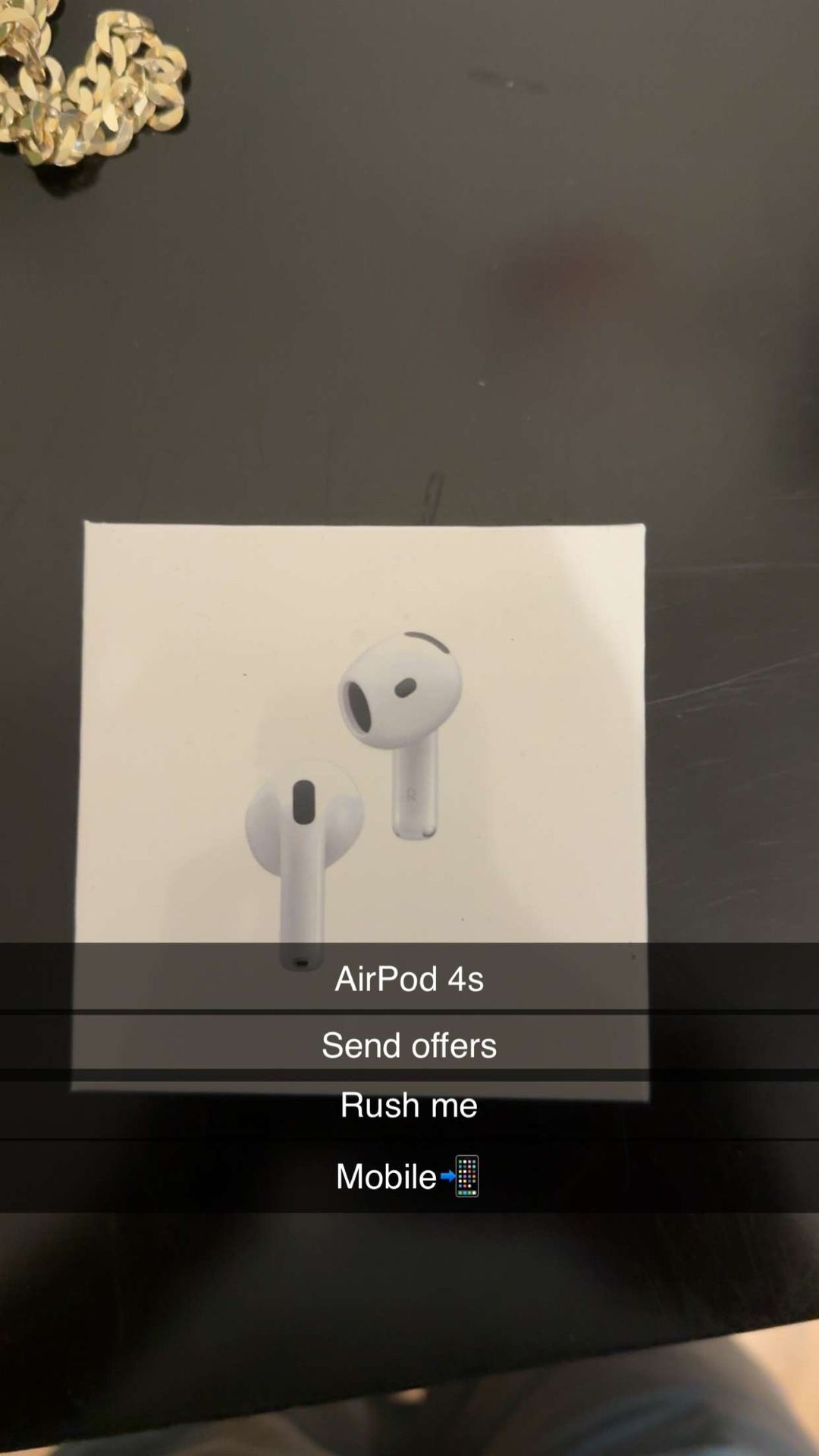 Send Offers AirPod 4s