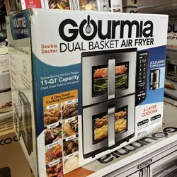 Gourmia Double Decker Dual Basket Air Fryer