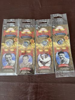 Legends Baseball Card /State Colorized Quarter (4)