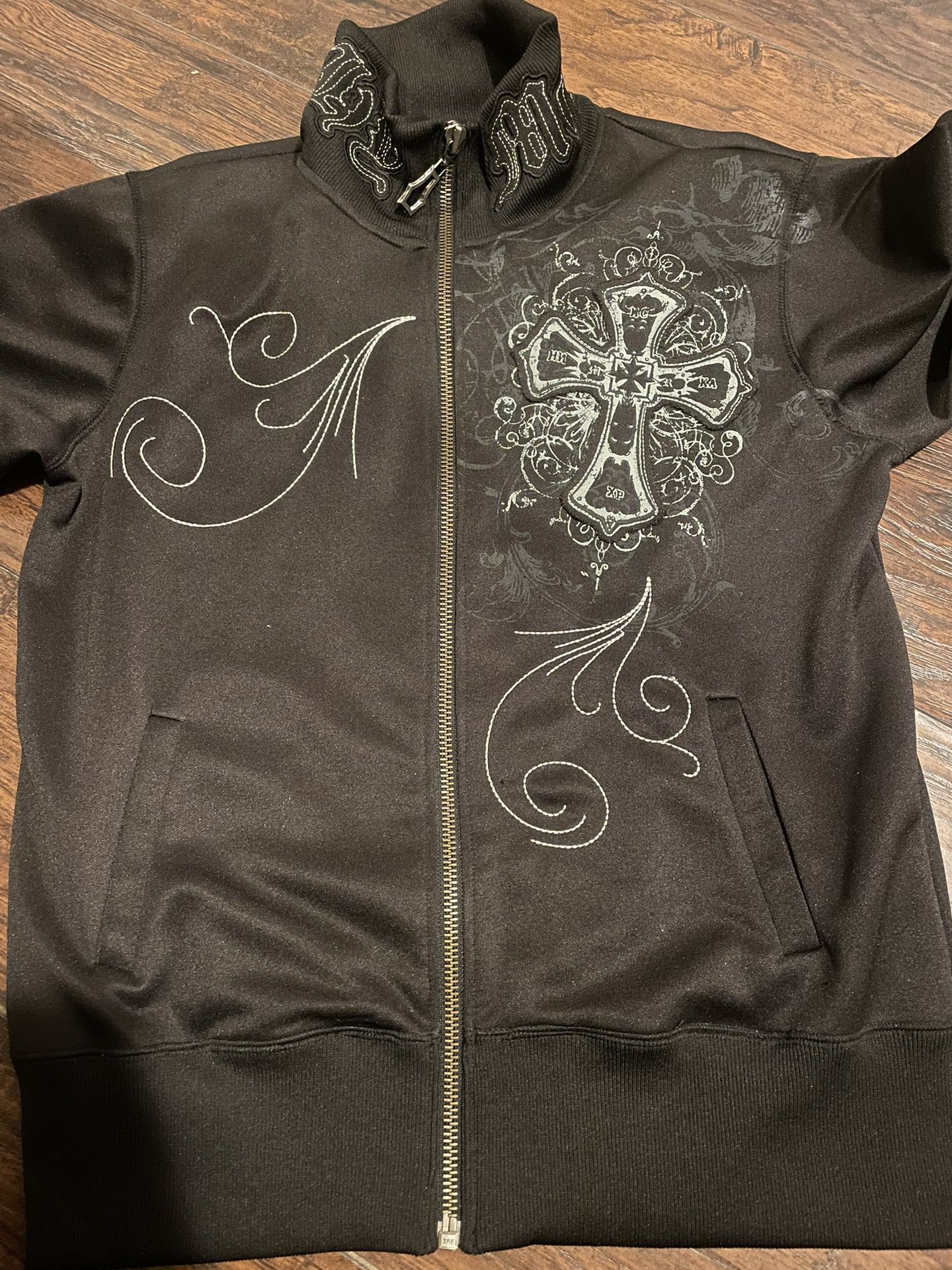 Monarchy Distressed Long Sleeve Jacket