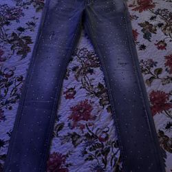 Stacked Skinny Froster Drip Jean