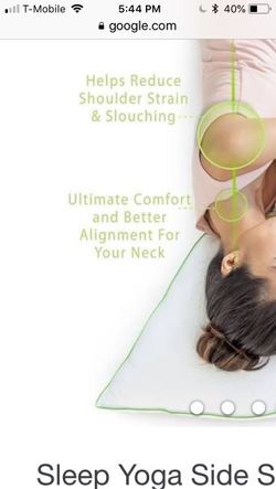 Sleep Yoga  Side Pillow Thumbnail