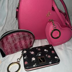 Victoria secret heart bag bundle