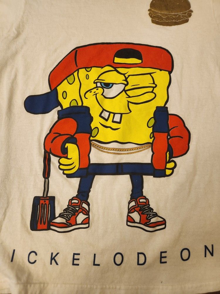 Supreme spongebob best sale shirt