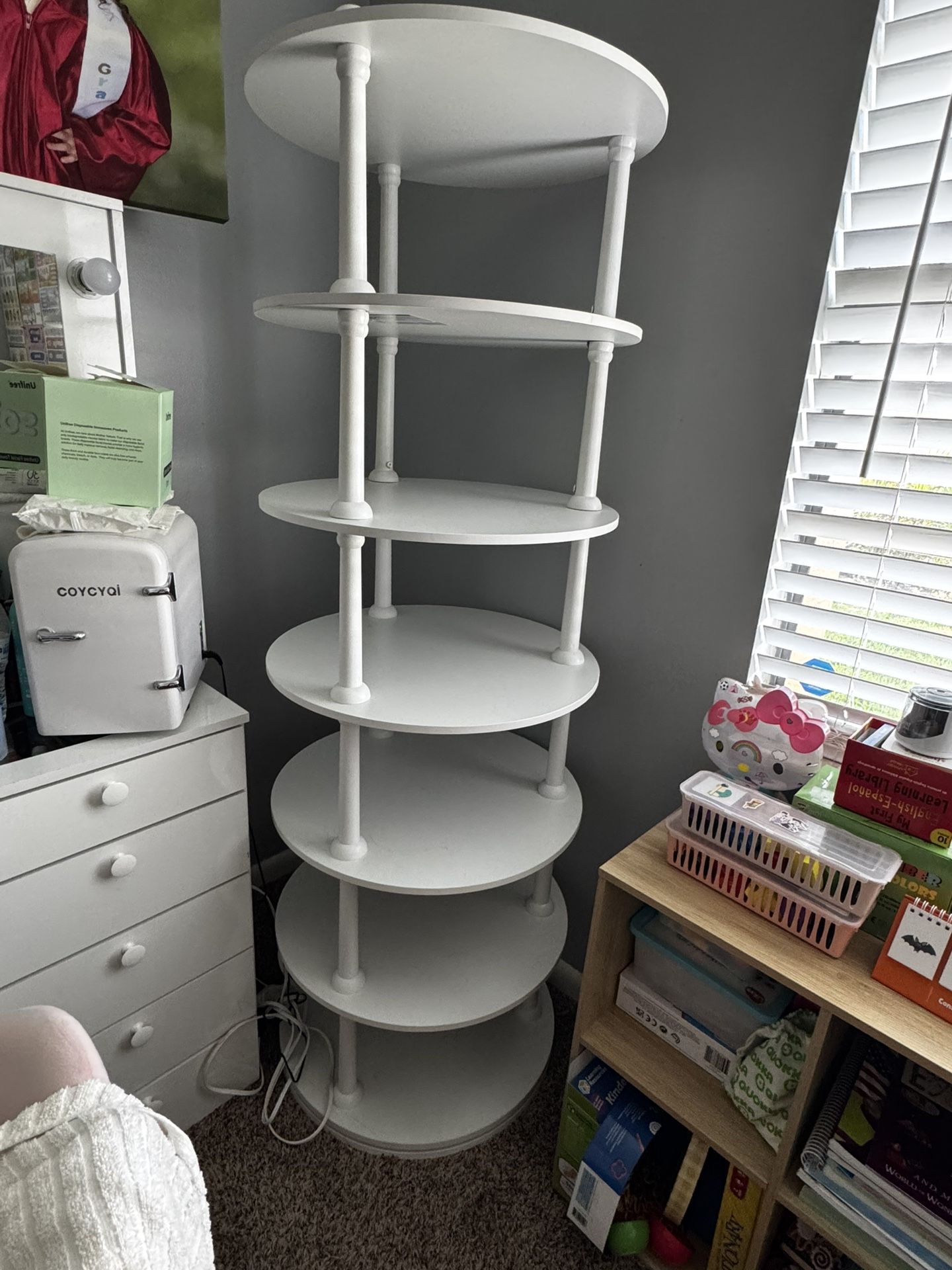 Spinning Shoe Rack