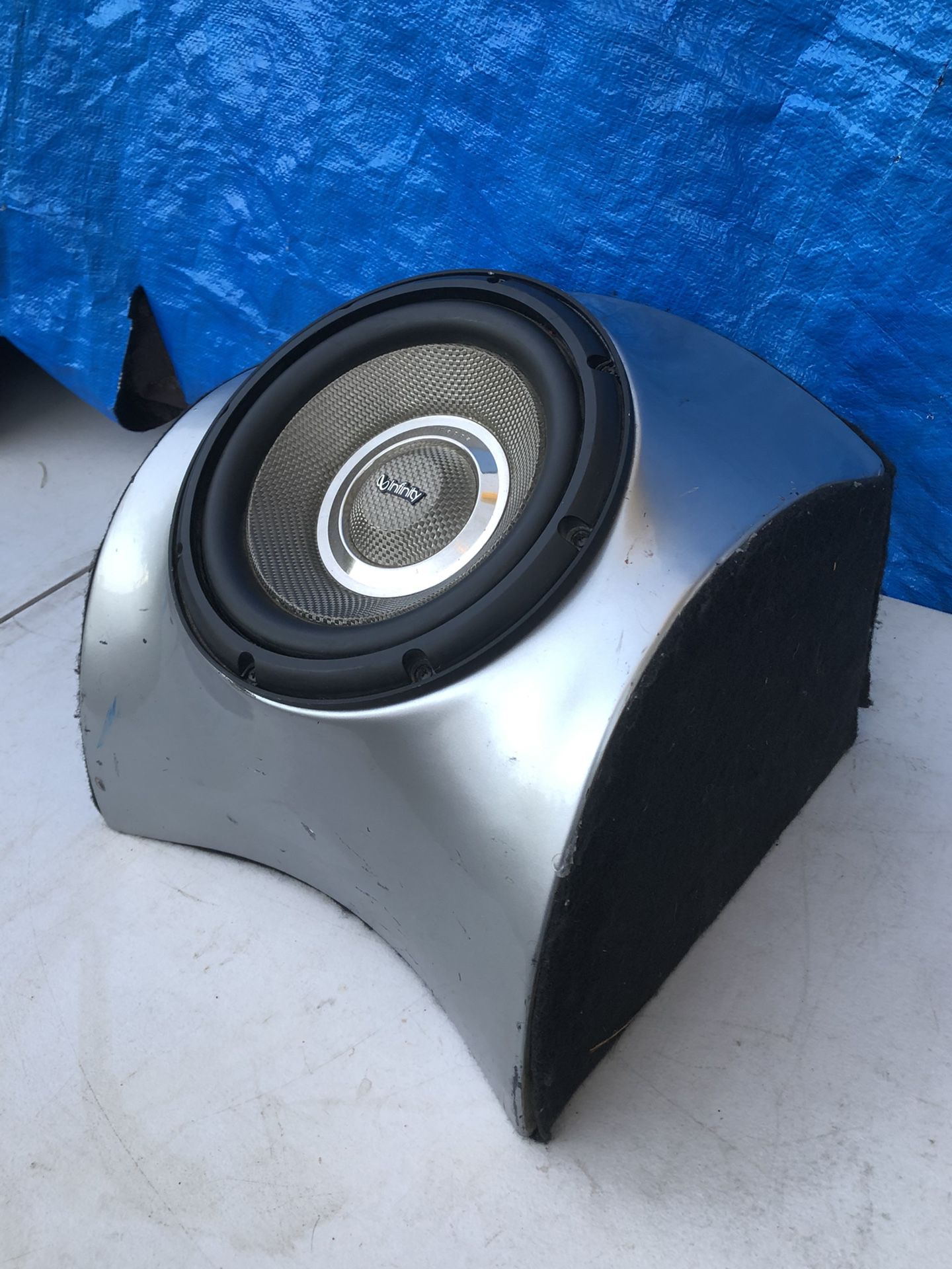 Inch Infinity Kappa Subwoofer With Fiberglass Box Good Working Condition for Sale in Compton, CA - OfferUp