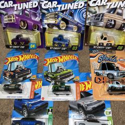 HOT WHEELS /CAR TOONED CHEVY PICKUO TRUCK LOT