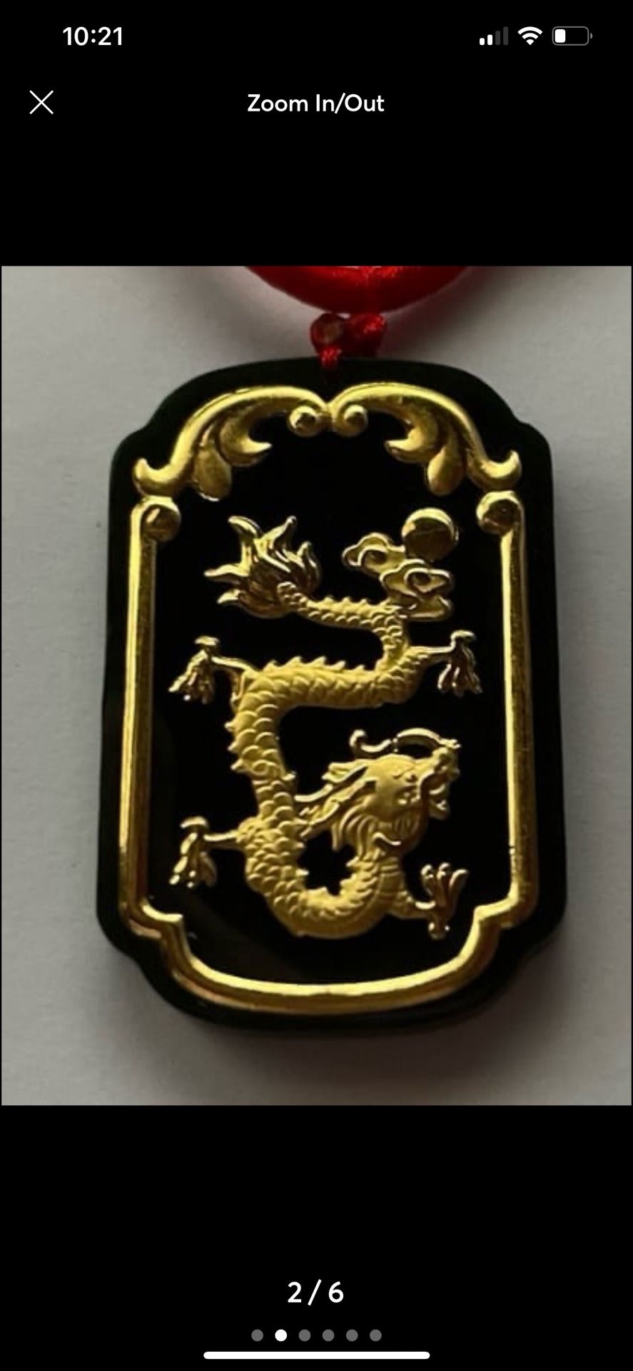 Certified genuine Hetian Jade with 24K Dragon pendant,