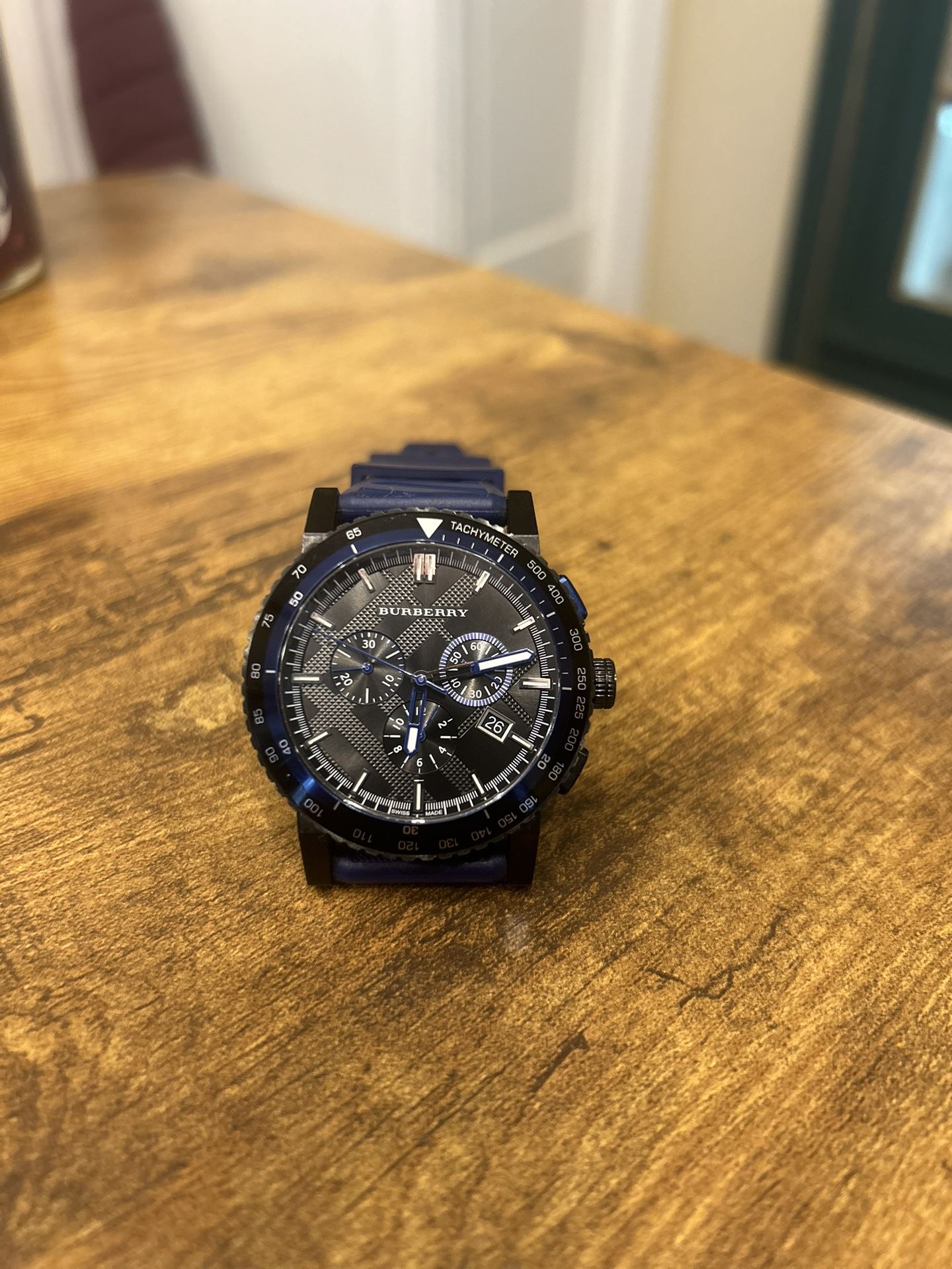 Burberry “The city” Blue Men’s Wristwatch 