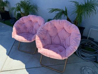 FLAMINGO PINK SET OF TWO LOUNGING CHAIRS