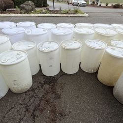 BLOW OUT SALE! 30 Gallon & 55 Gallon Barrels For Sale - $5 Each