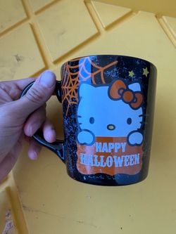 Halloween Hello Kitty coffee cup