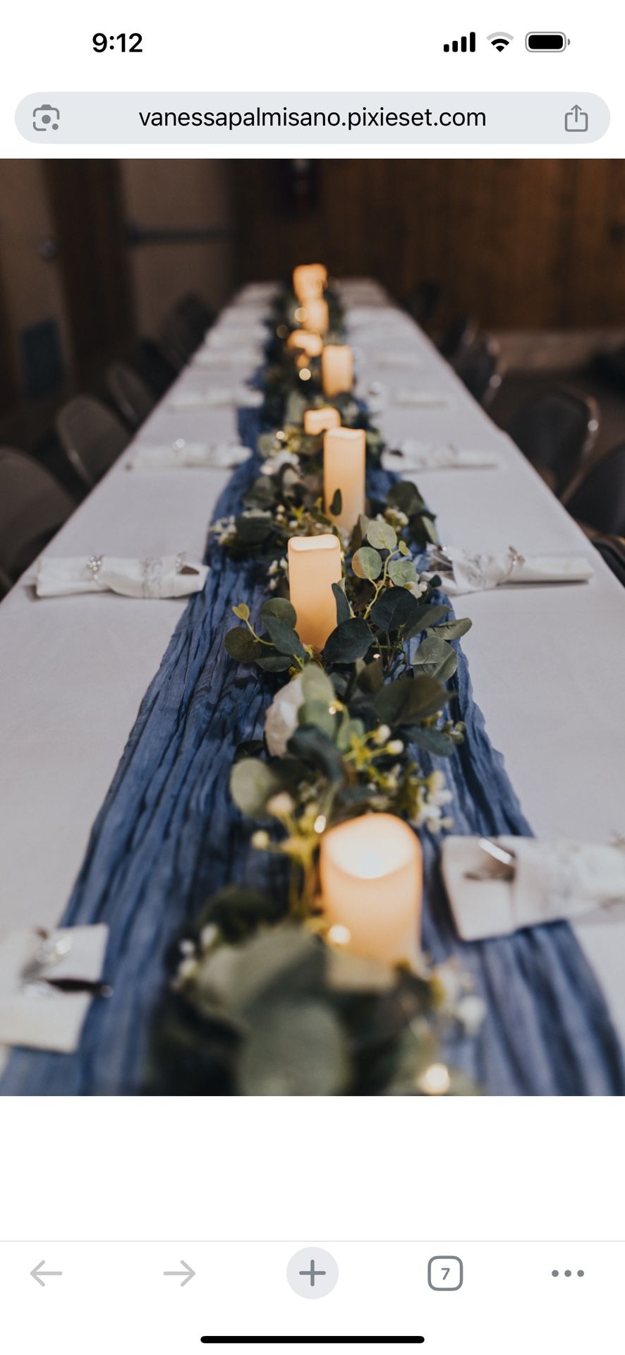 Dusty Blue Wedding