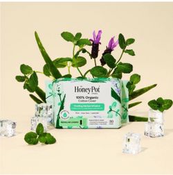 The Honey Pot Organic Cotton Regular Liners 30ct