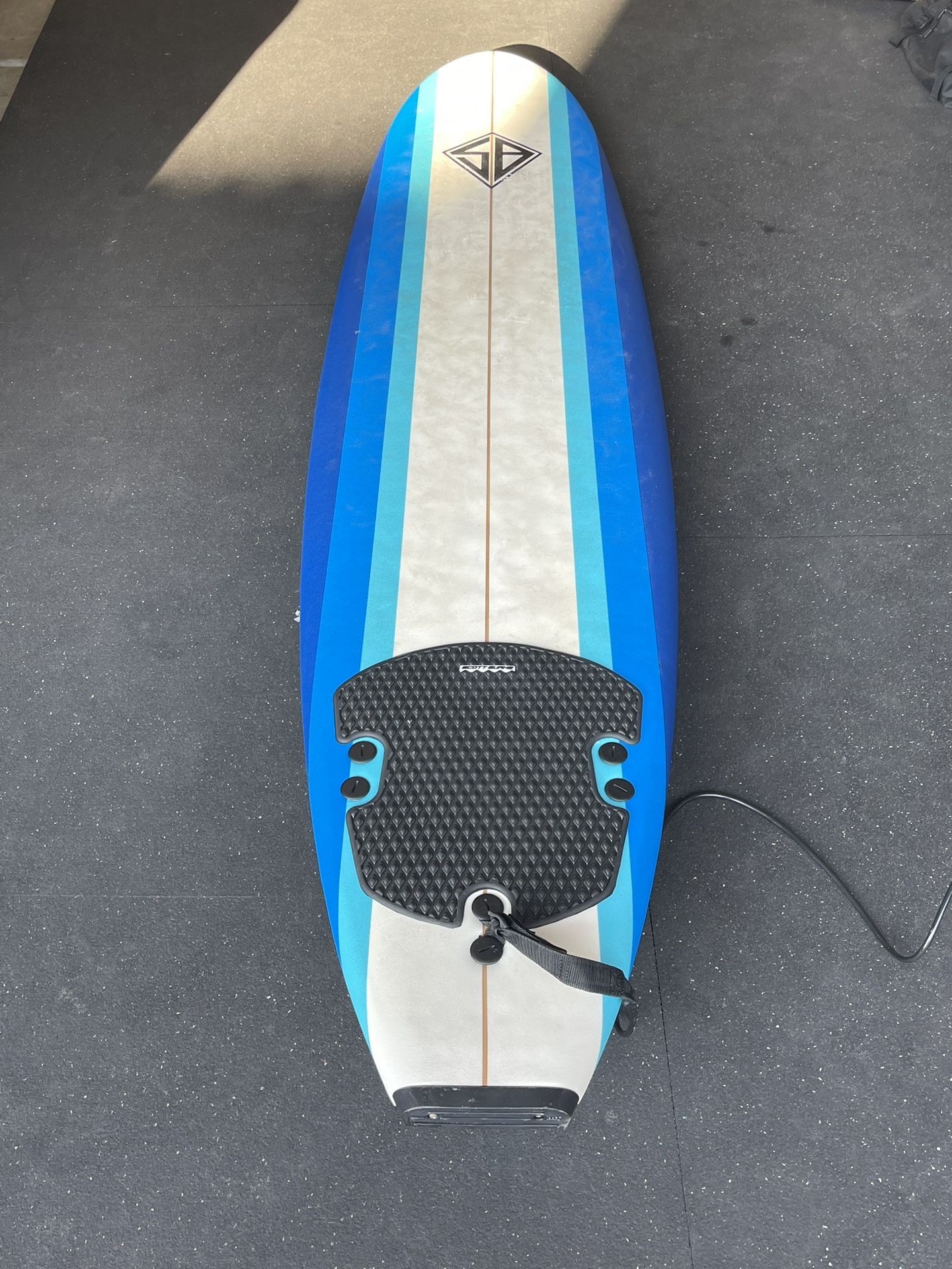 Scott burke 8ft Soft Top Surfboard