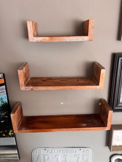 Shelves - set of three