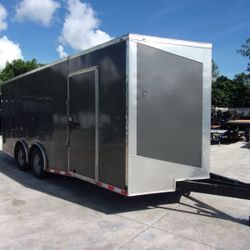 Used Enclosed Cargo Trailer 14,000lb 8.5x20