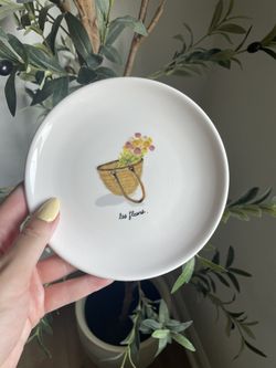Les Fleurs Decorative Plate