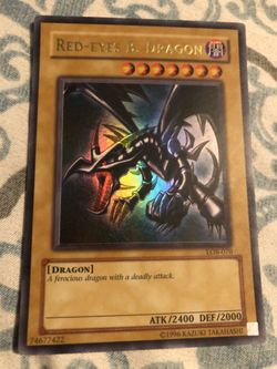 Yugioh cards “red eyes black dragon”