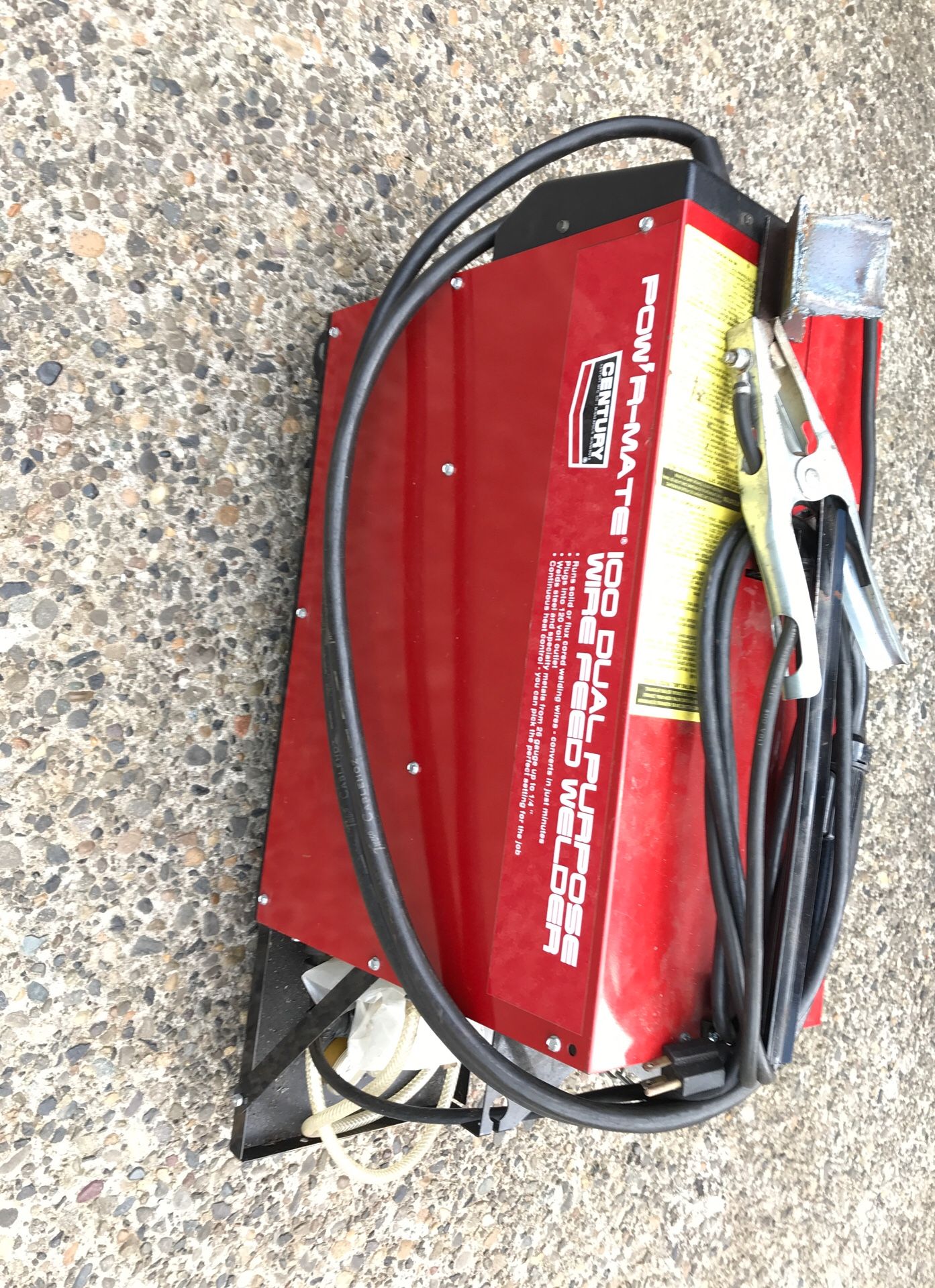 Century Pow’rMate 100 Dual Purpose Wire Feed Welder (MIG, fluxcore