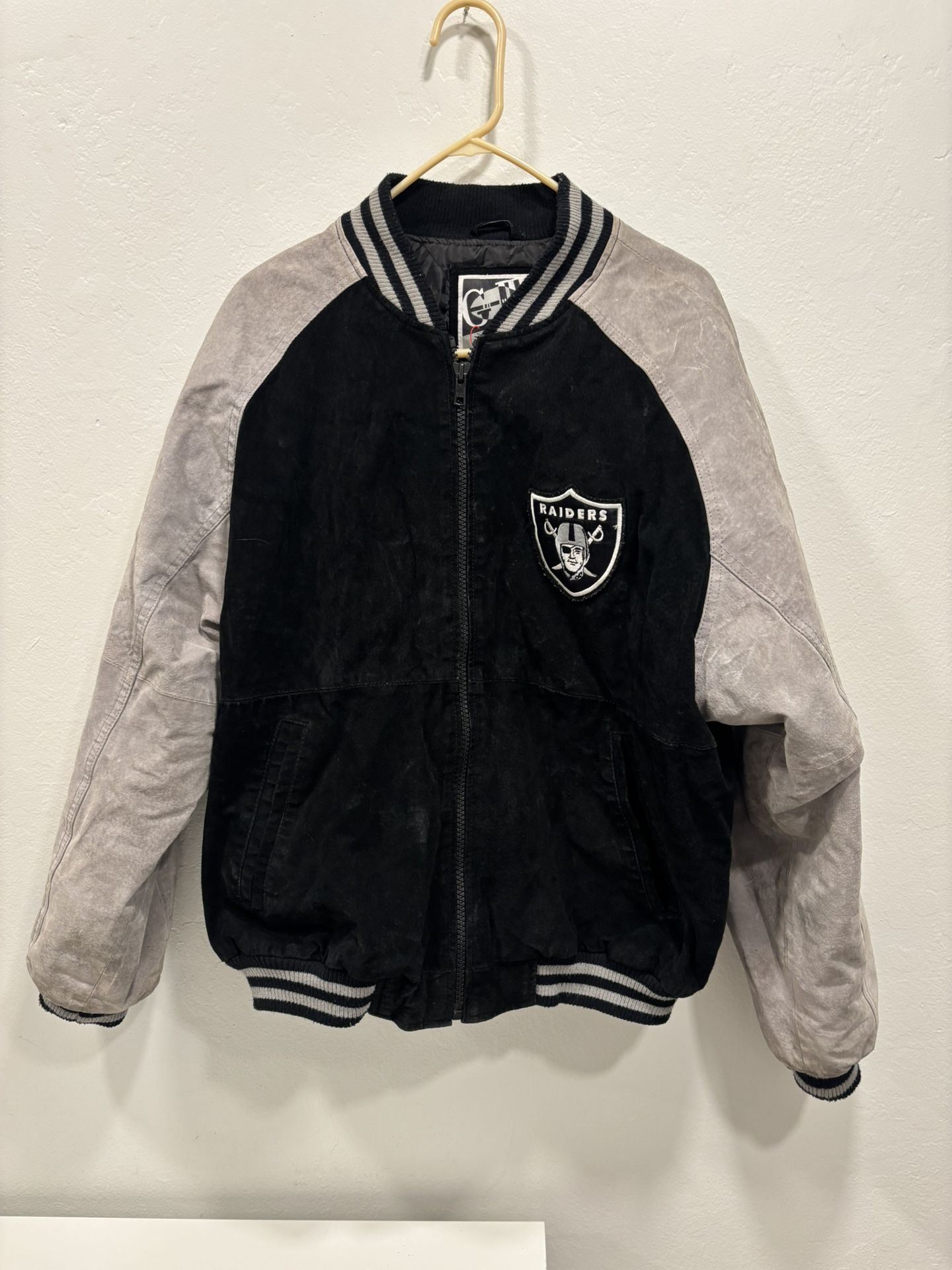 Vintage Leather Suede Raiders Jacket